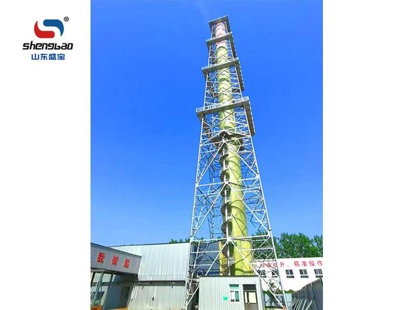 盛宏热力Φ4000玻璃钢烟囱
